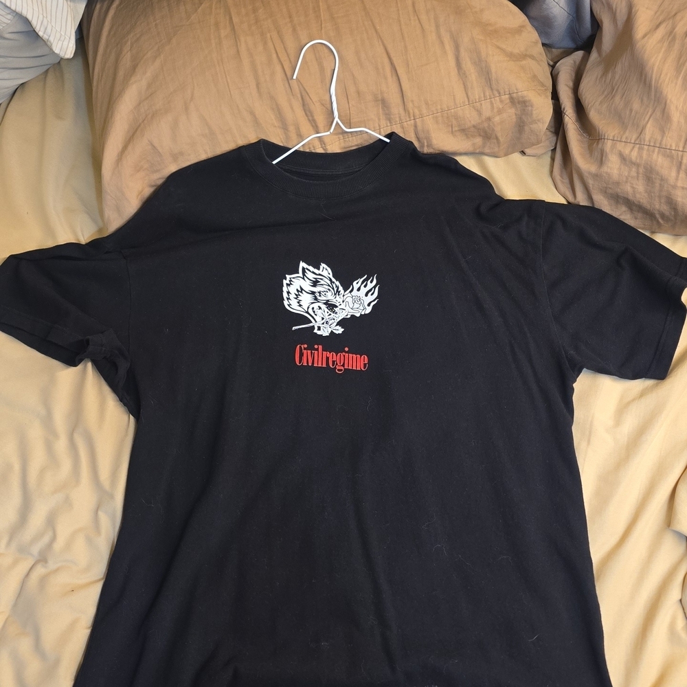Civil Regime Black Graphic Tee